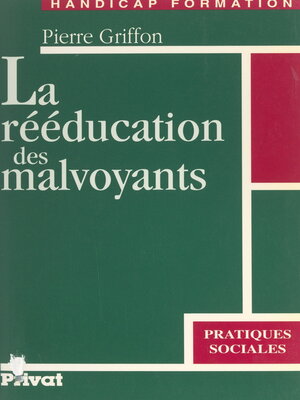 cover image of La rééducation des malvoyants